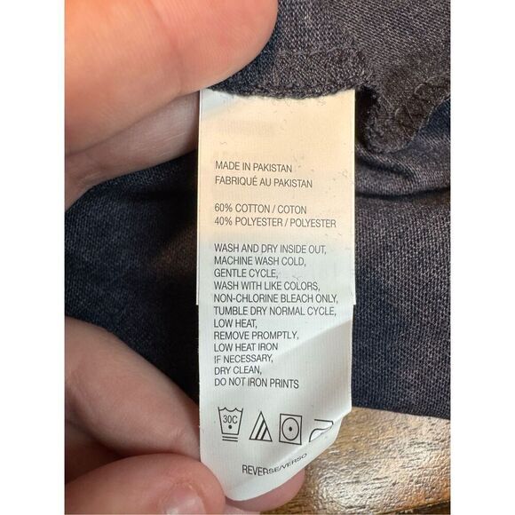 NWT Navy Blue Izod Saltwater Crewneck Long Sleeve Tee Mens Size Large - Picture 6 of 9